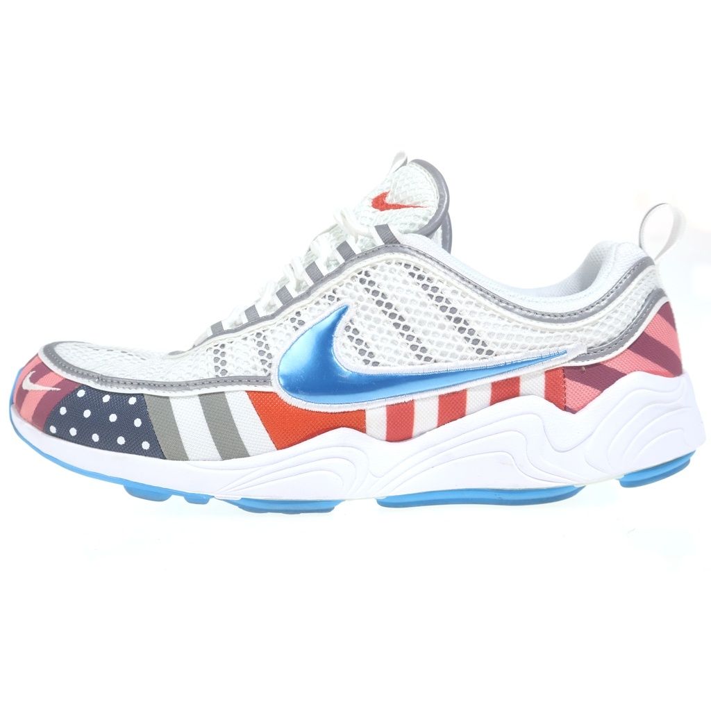 NIKE (ナイキ) ×PARRA AIR ZOOM SPIRIDON MULTI COLOR パラ エアズーム スピリドン マルチカラー ローカットスニーカー ホワイト US11/29cm AV4744-100