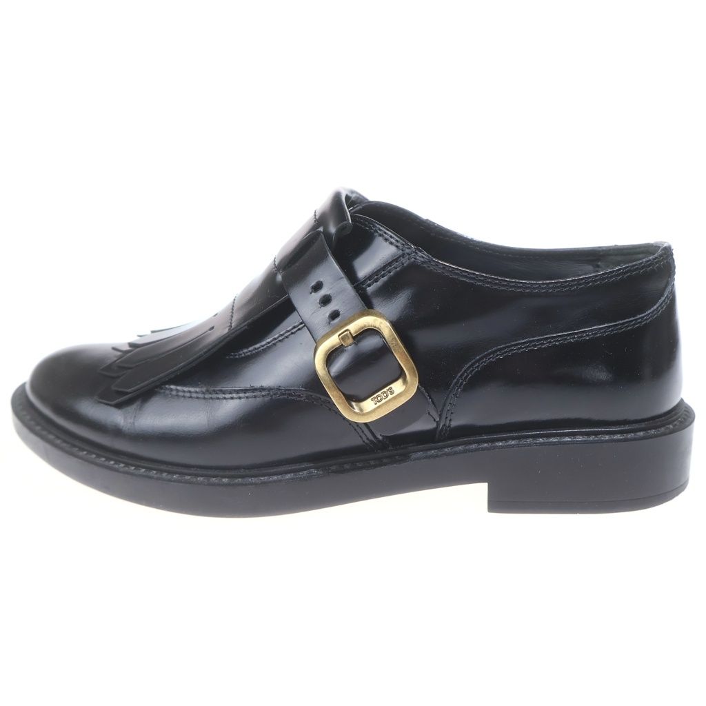 TOD'S (トッズ) タッセル ローファー ブラック レザー 革靴 - メルカリ