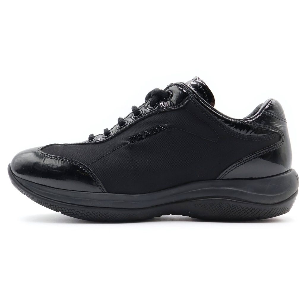 PRADA (プラダ) ローカットスニーカー エナメル ブラック #35 3E5793