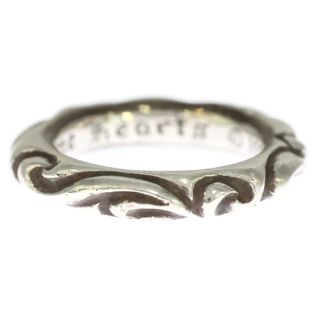 CHROME HEARTS (クロムハーツ) SCRL BAND スクロールバンド リング シルバー BCA351