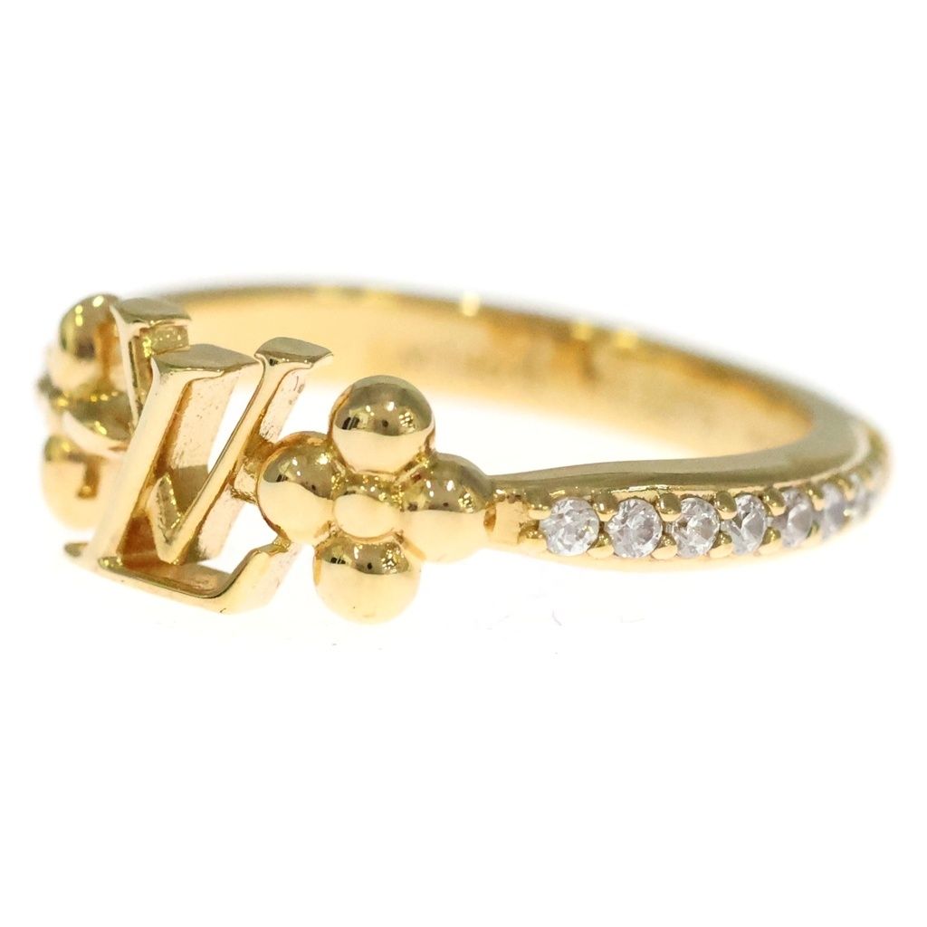 LOUIS VUITTON (ルイヴィトン) LVアイコニック ラインストーン リング ゴールド GP #12 2.7g M1461L 45,045円