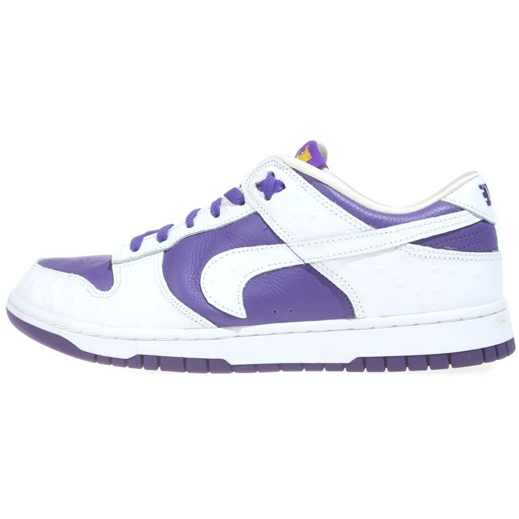NIKE (ナイキ) WMNS DUNK LOW FLIP THE OLD SCHOOL ウィメンズ ダンク フリップ ザ オールドスクール ローカットスニーカー ホワイト/パープル US12/29cm DJ4636-100