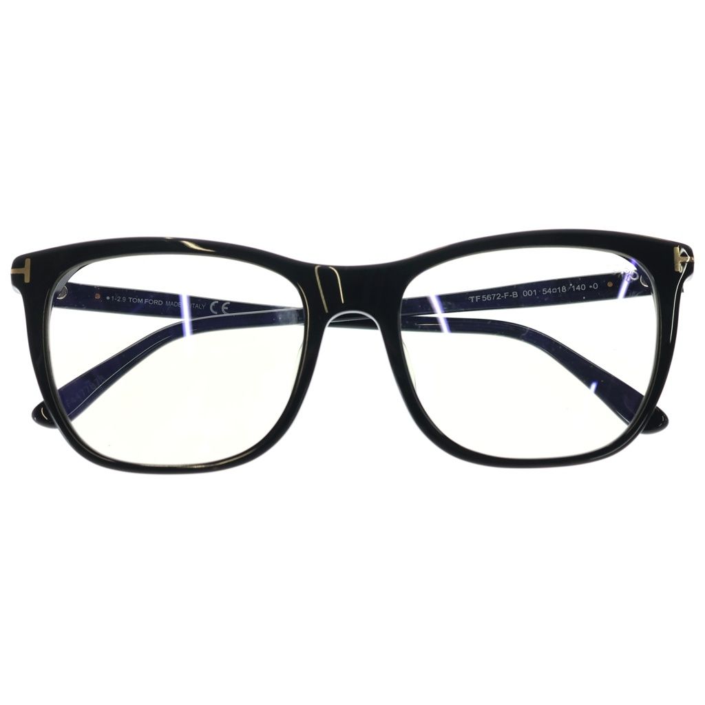 TOM FORD (トムフォード) TF5672-F-B アジアンフィット ウェリントンフレーム サングラス メガネ ブラック