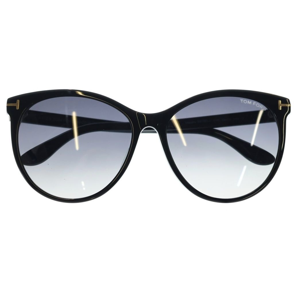 TOM FORD (トムフォード) TF787-F フォックスフレーム カラーレンズ サングラス メガネ ブラック/ブルー