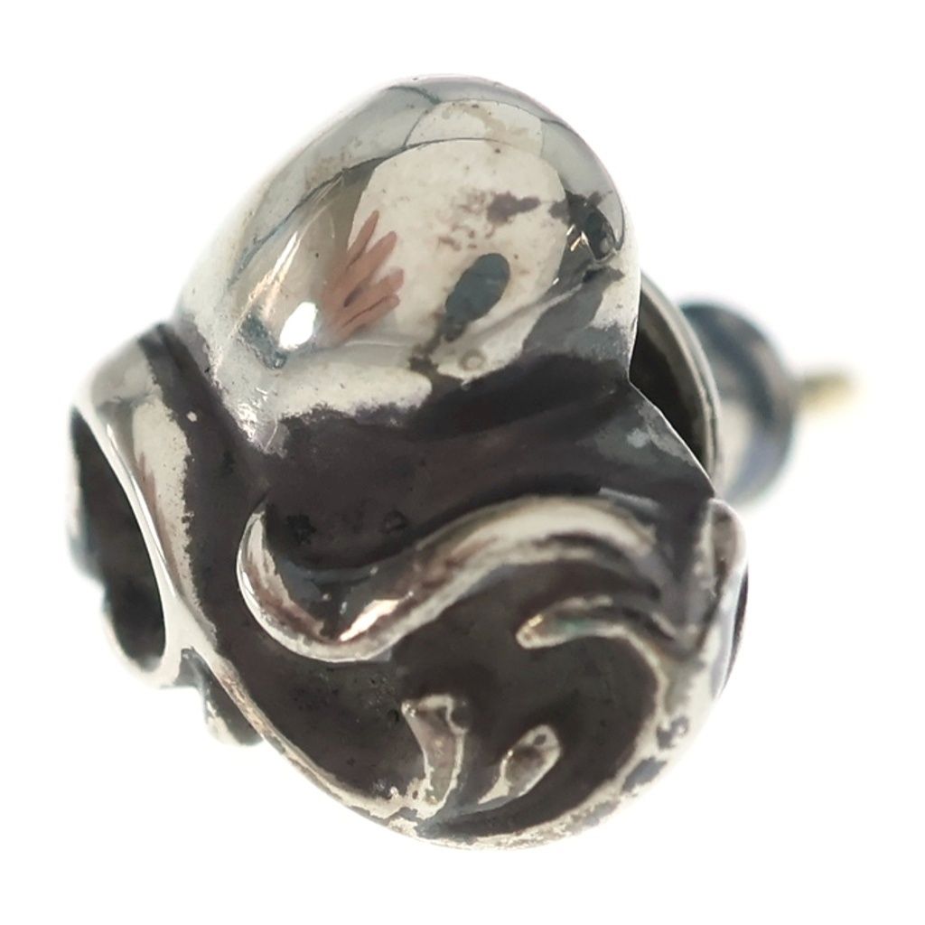 CHROME HEARTS (クロムハーツ) STUD HEART ハート スタッドピアス シルバー BCA112