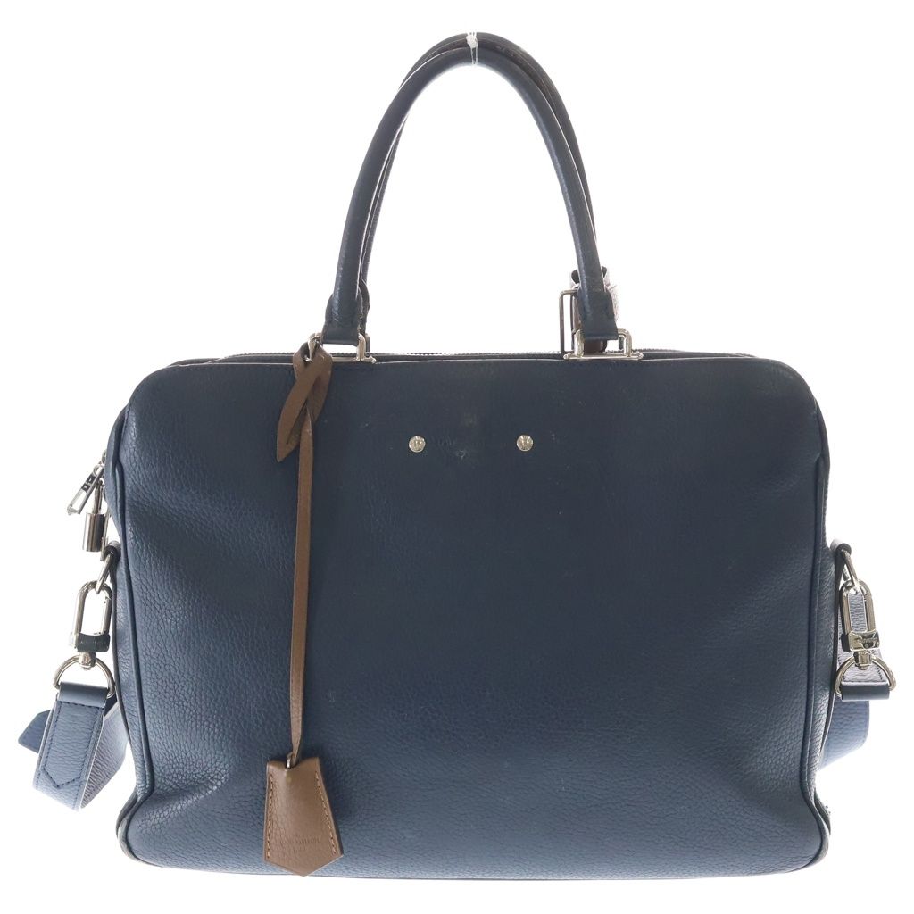 LOUIS VUITTON (ルイヴィトン) アルマンド ブリーフケースMM ビジネスバッグ ショルダーバッグ ハンドバッグ ネイビー トリヨンレザー M54380 シルバー金具