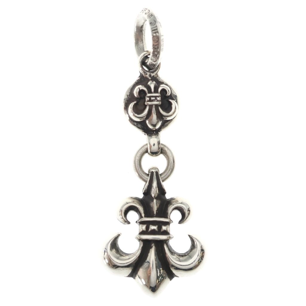 CHROME HEARTS (クロムハーツ) 1BALL BS FLEUR 1ボールBSフレアチャーム ペンダントトップ シルバー BCA198