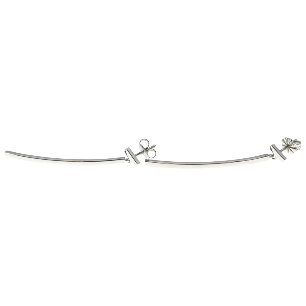 TIFFANY & Co. (ティファニー) Tバー ピアス シルバー Au750WG - メルカリ