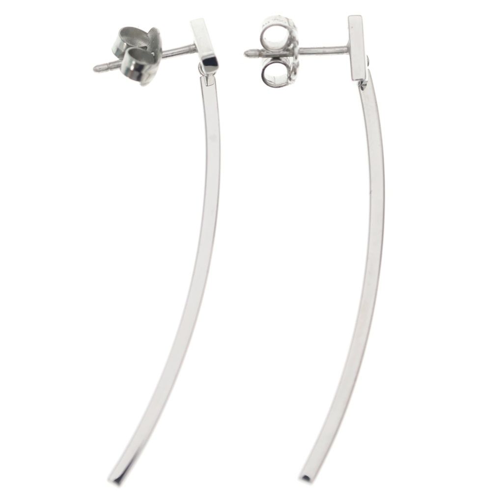 TIFFANY & Co. (ティファニー) Tバー ピアス シルバー Au750WG - メルカリ