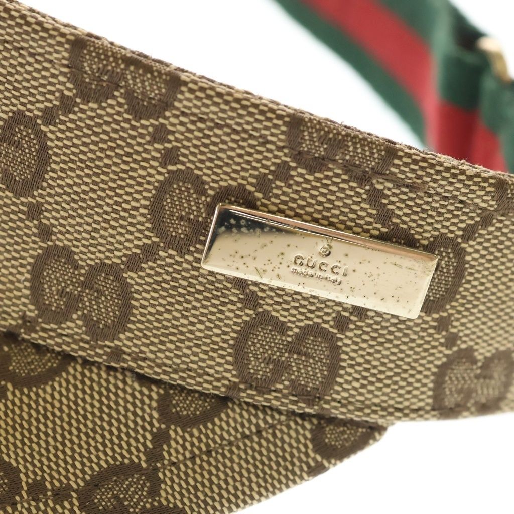 GUCCI (グッチ) GGキャンバス シェリーライン サンバイザー キャップ