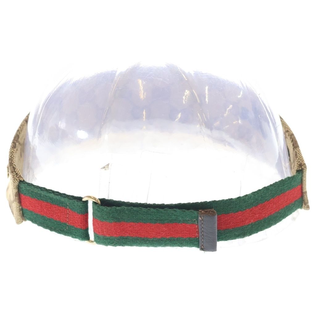 GUCCI (グッチ) GGキャンバス シェリーライン サンバイザー キャップ