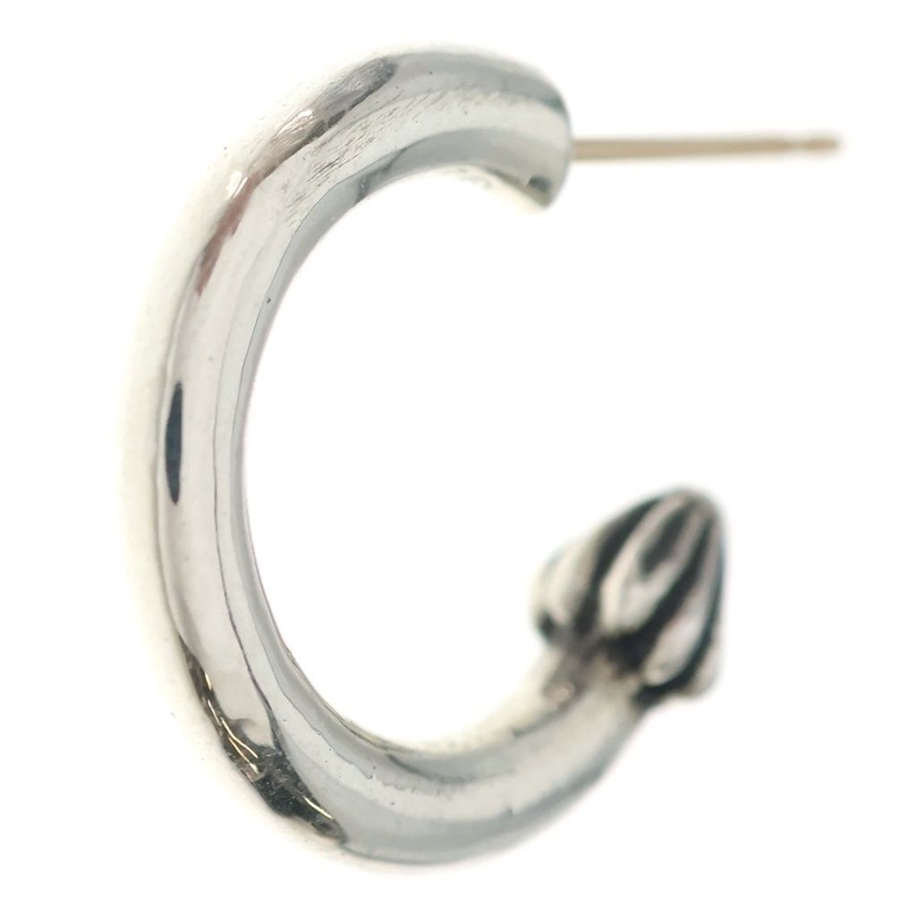 CHROME HEARTS (クロムハーツ) HOOP PLAIN プレーン フープピアス シルバー BCA101