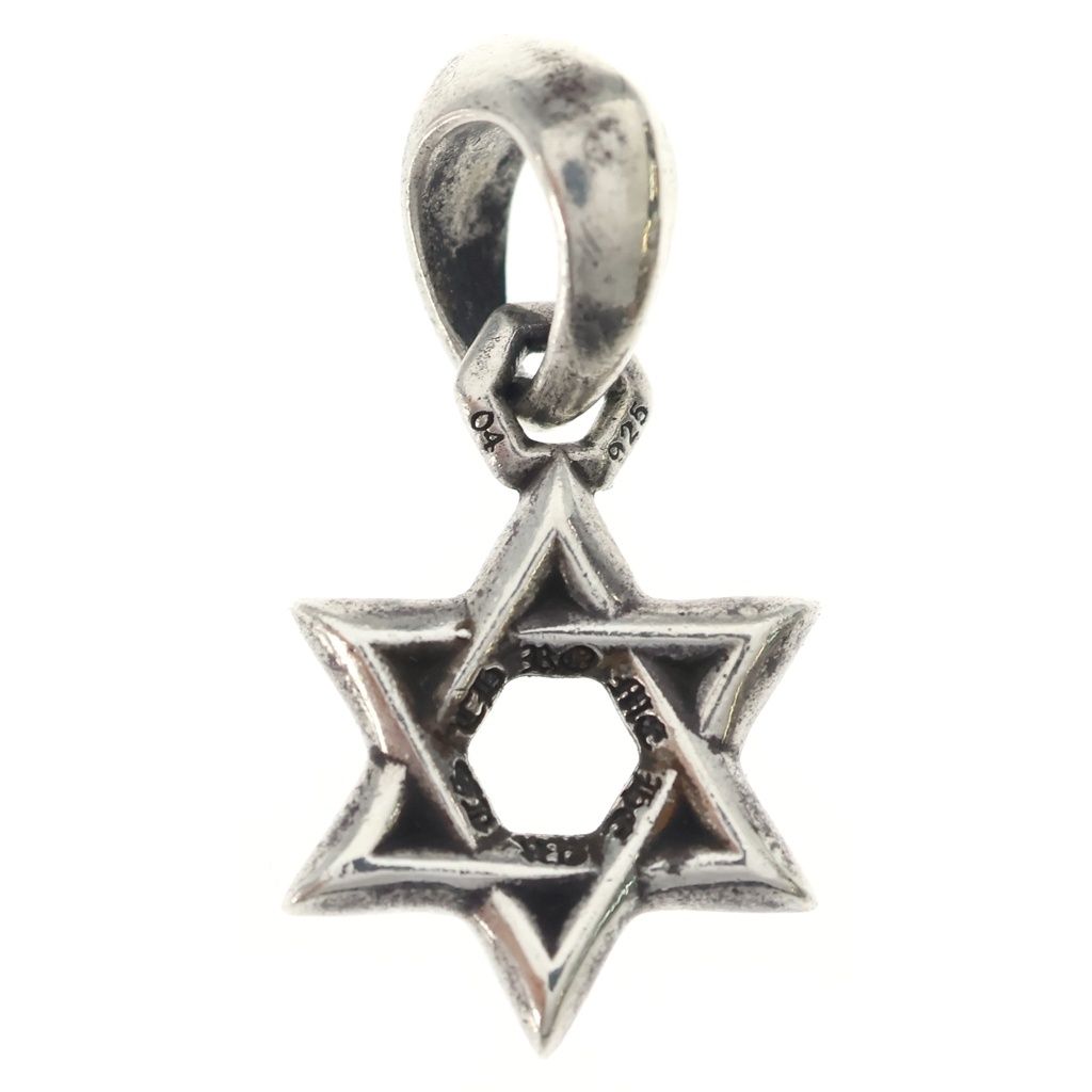 CHROME HEARTS (クロムハーツ) STAR OF DAVID PENDANT スターオブダビデ ペンダントトップ シルバー BCA318