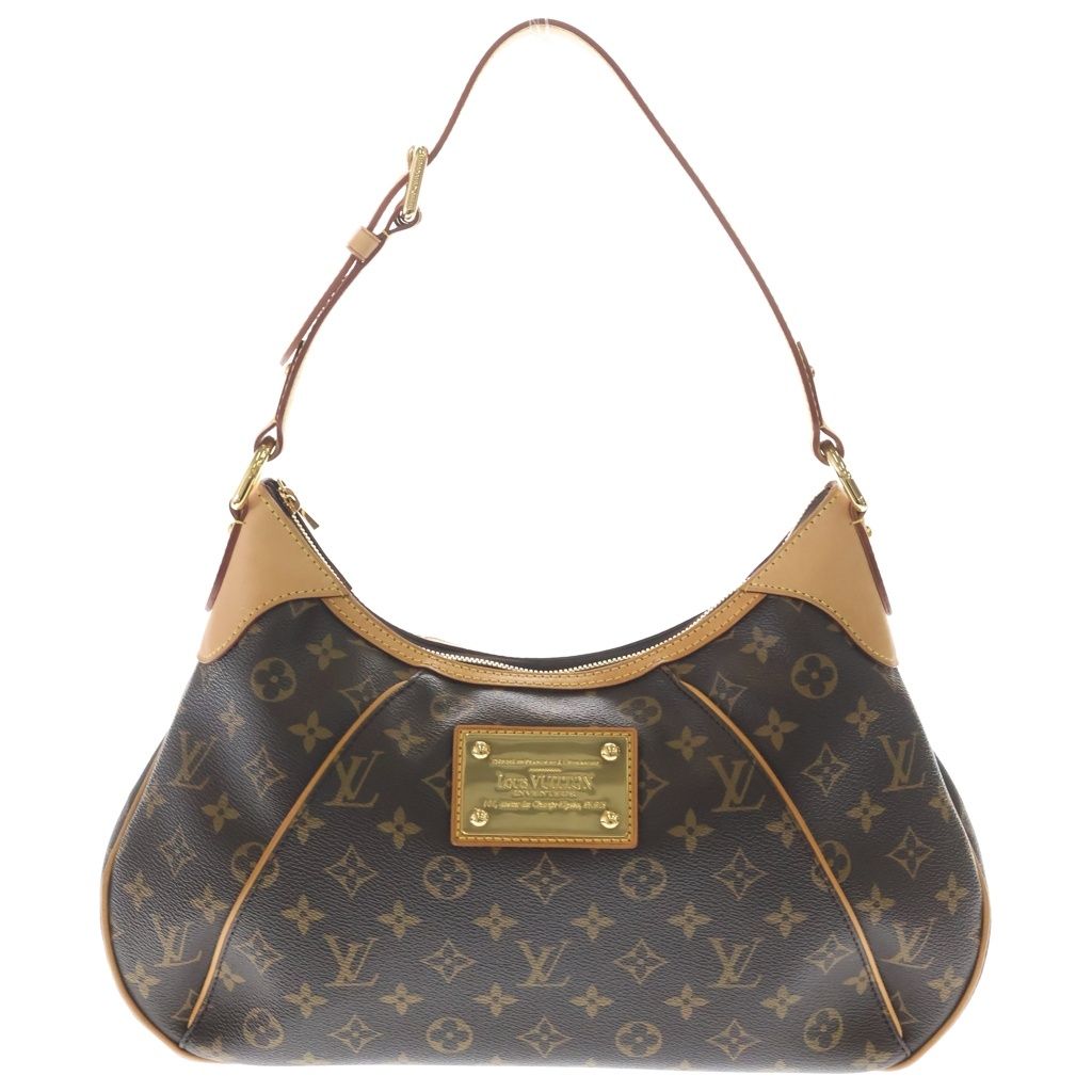 LOUIS VUITTON (ルイヴィトン) モノグラム テムズGM ワンショルダーバッグ ブラウン PVC M56383