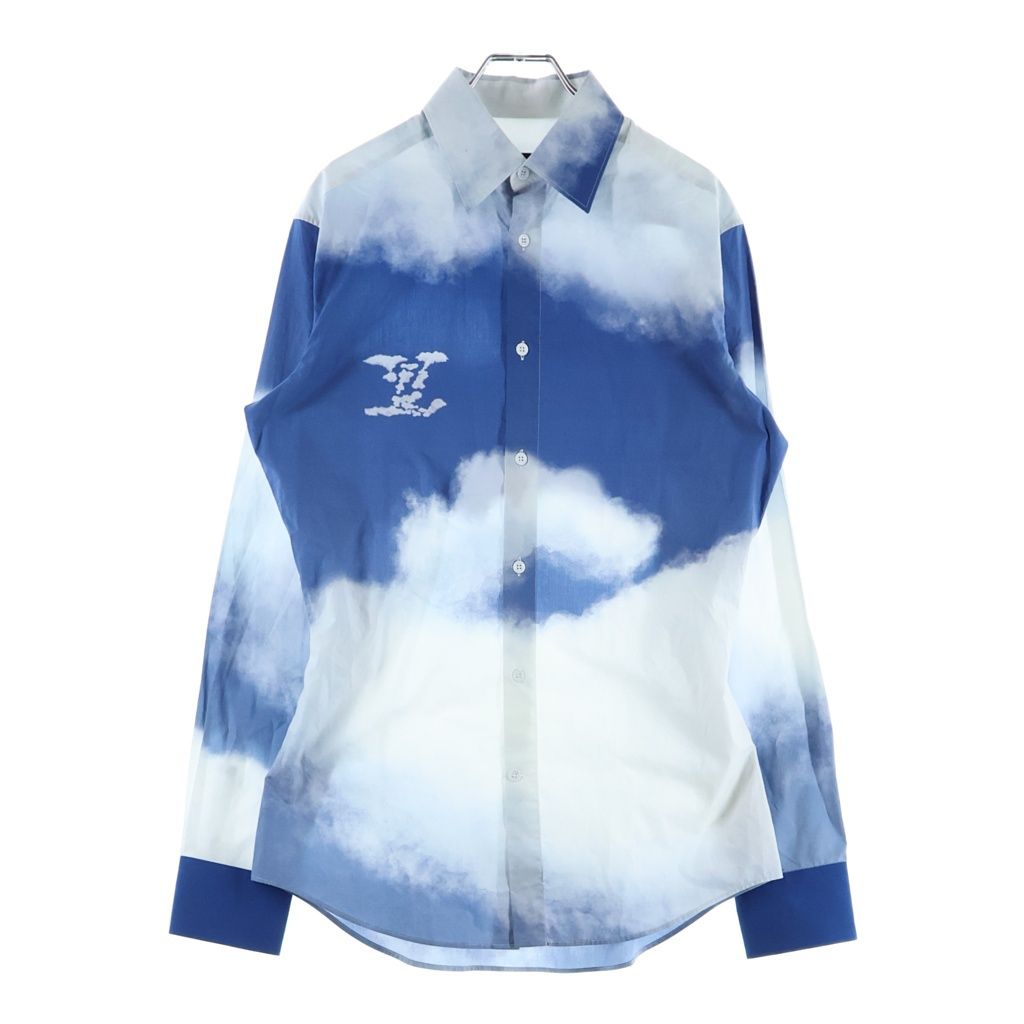 LOUIS VUITTON (ルイヴィトン) 20AW LVクラウド 長袖シャツ ブルー #XS RM202 YRU HJS74W 28,875円