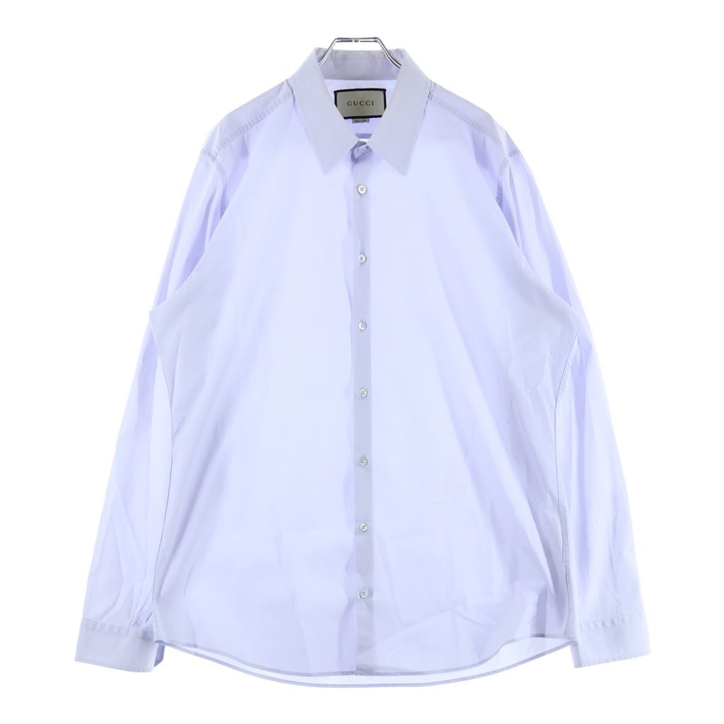 GUCCI (グッチ) 長袖シャツ ライトパープル #43 377685 Z4656
