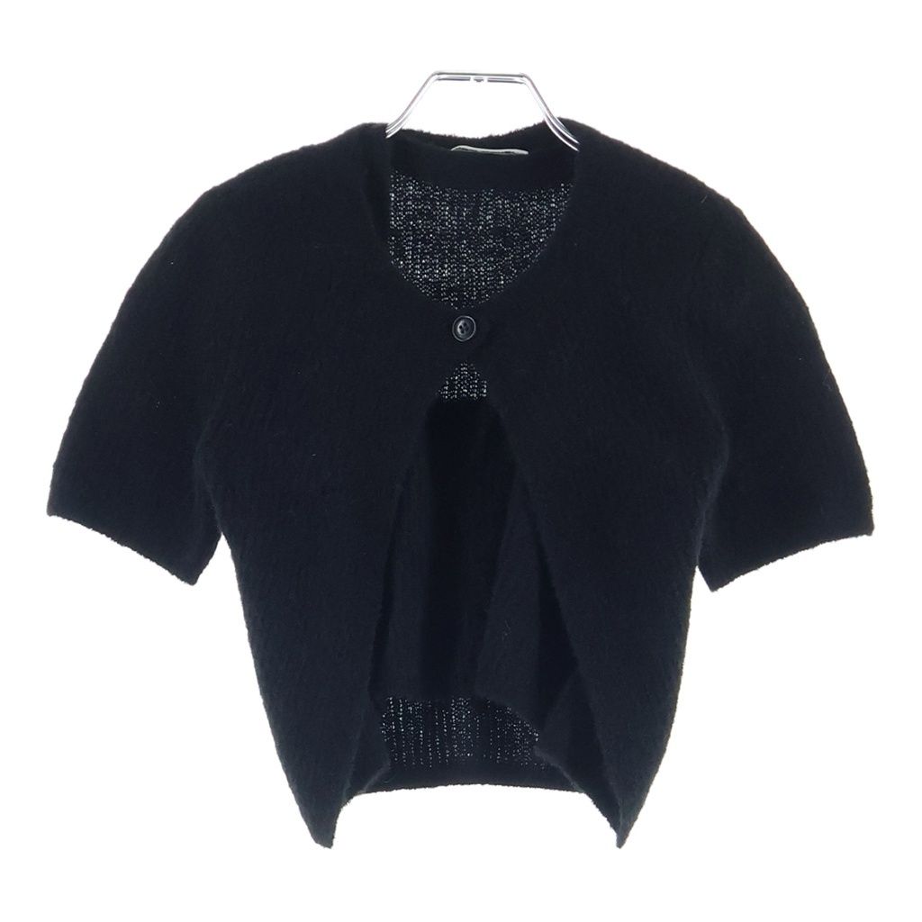 ALEXANDER WANG (アレキサンダーワン) ショートスリーブ ツインセットカーディガン ブラック 4KC3221022