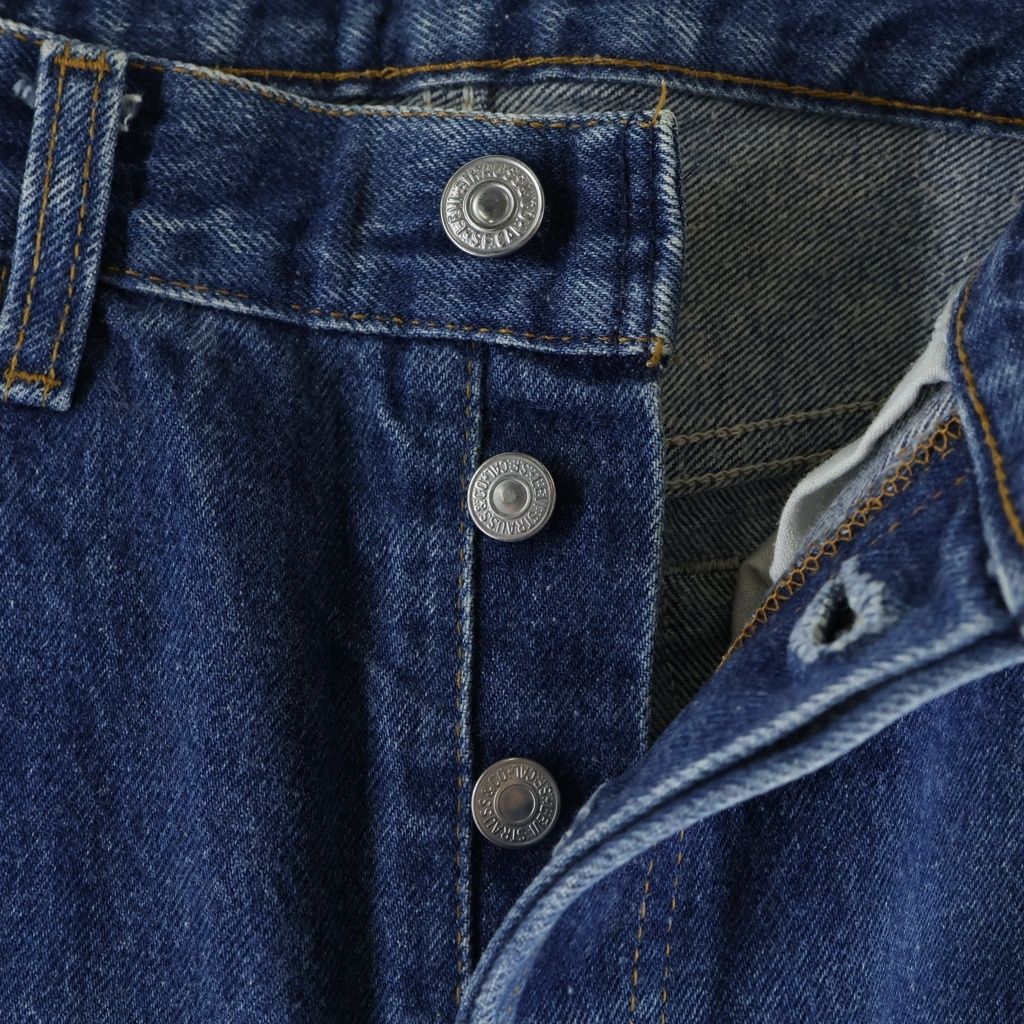 90s USA製 Levi's 501 デニムパンツ ボタンフライW29 L30 Levi's (リーバイス) 90s VINTAGE 501XX ボタン裏552 USA製 Rタブ