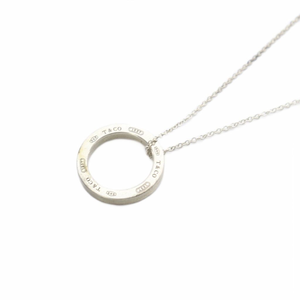 ティファニー TIFFANY & CO. サークルペンダント ネックレス 925 シルバー 1837