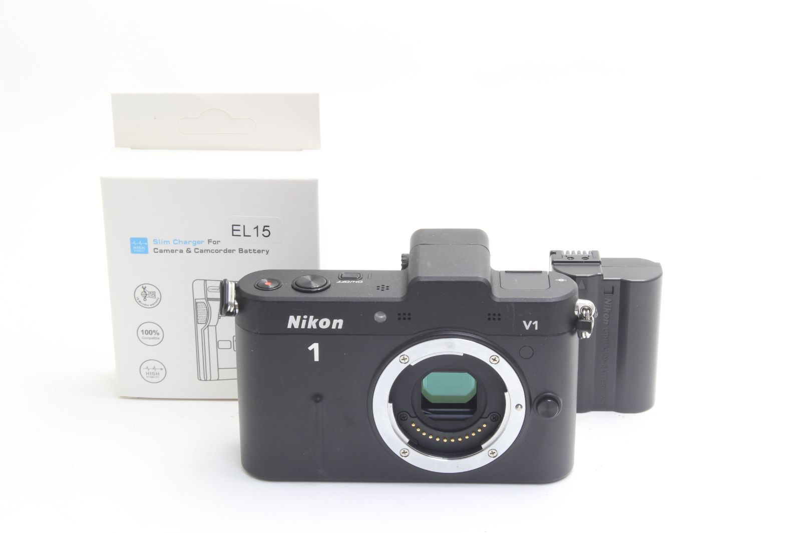 A+ (美品) Nikon ニコン V1 ボディ ブラック 初期不良返品無料 5-106
