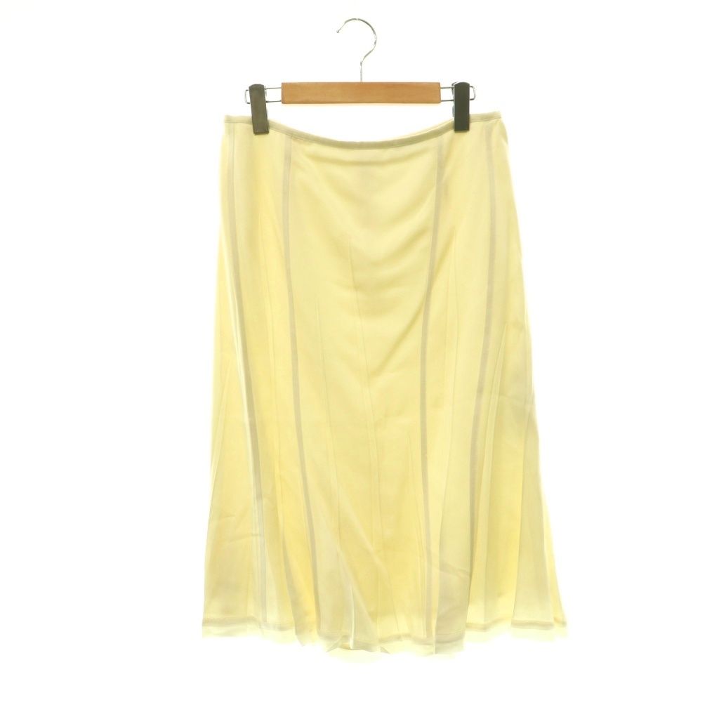 ジルサンダー JIL SANDER 25AW Envers Satin Flared Skirt スカート フレア サテン 34 アイボリー J02MA0303 /CX ■OS ■SH