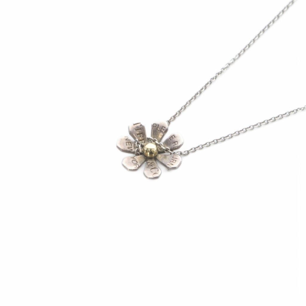 ティファニー TIFFANY & CO. リターントゥ ラブ バグズ フラワー ネックレス ペンダント 925/750 シルバー