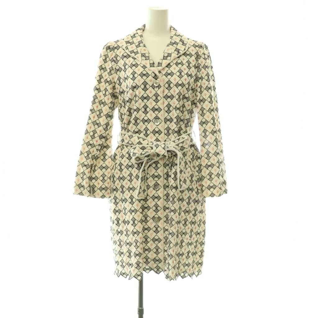 Sally Scott サリースコット コート サリースコット Sally Scott 総柄刺繍コート ロング 総裏地 11AR