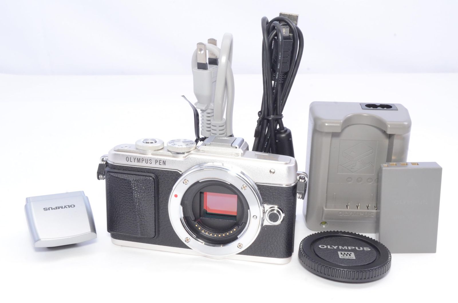 OLYMPUS ミラーレス一眼 PEN E-PL7 ボディ シルバー PEN E-PL7 BODY SLV