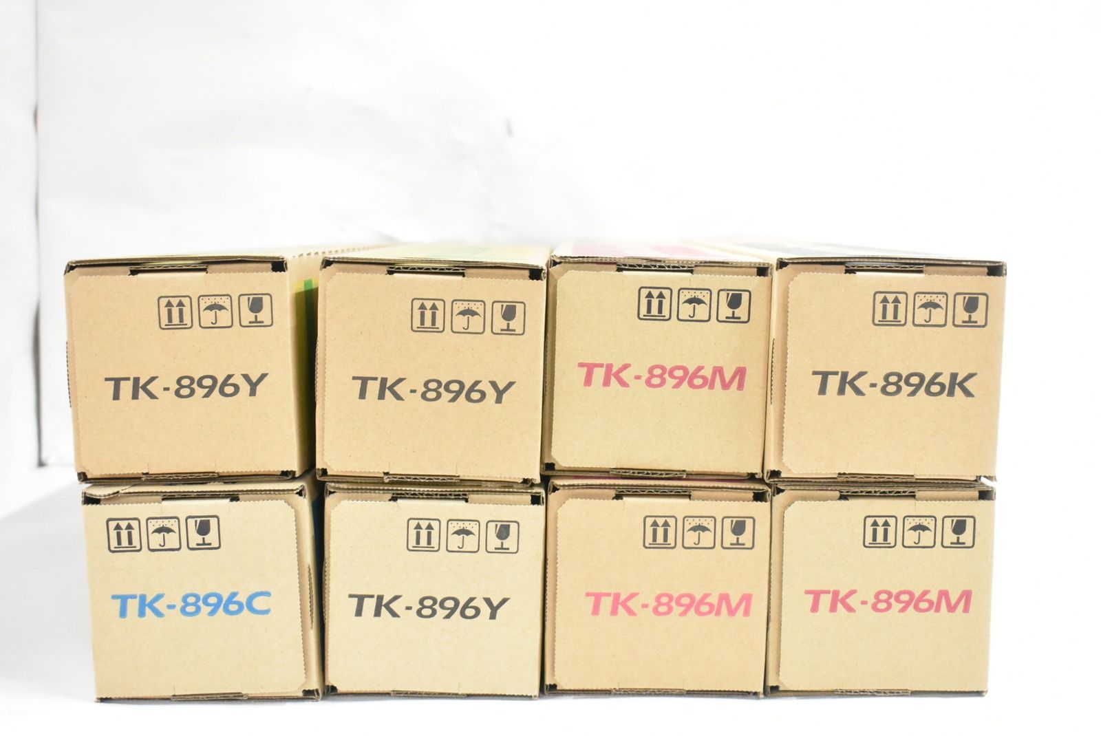 未使用 京セラ 純正 トナー TK-896 4色8本（シアン・マゼンタ・イエロー・ブラック） KYOCERA ITR4T4VKBAEO-D-L11-byebye