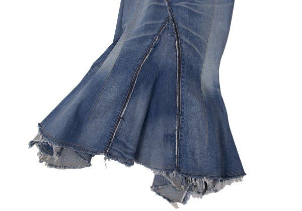 ジュンヤワタナベ コムデギャルソンJUNYA WATANABE COMME des GARCONS 再構築デニムスカート インディゴM位