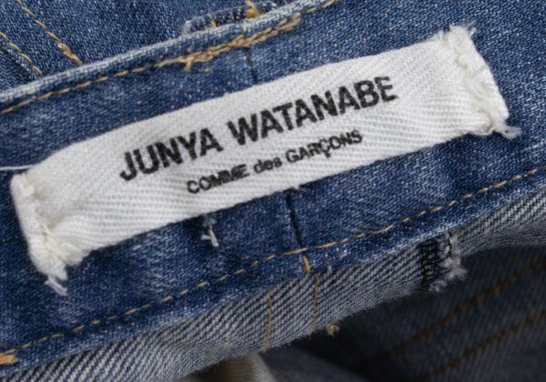 ジュンヤワタナベ コムデギャルソンJUNYA WATANABE COMME des GARCONS 再構築デニムスカート インディゴM位