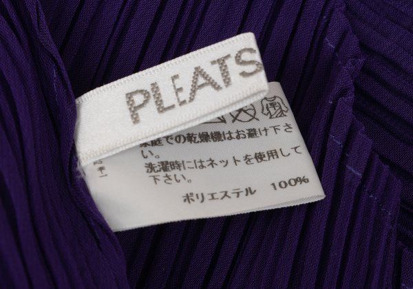 プリーツプリーズPLEATS PLEASE プリーツストール 紫