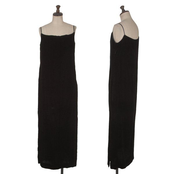 ヨウジヤマモト ノアールYohji Yamamoto NOIR ベロアキャミワンピース 黒2 20,269円