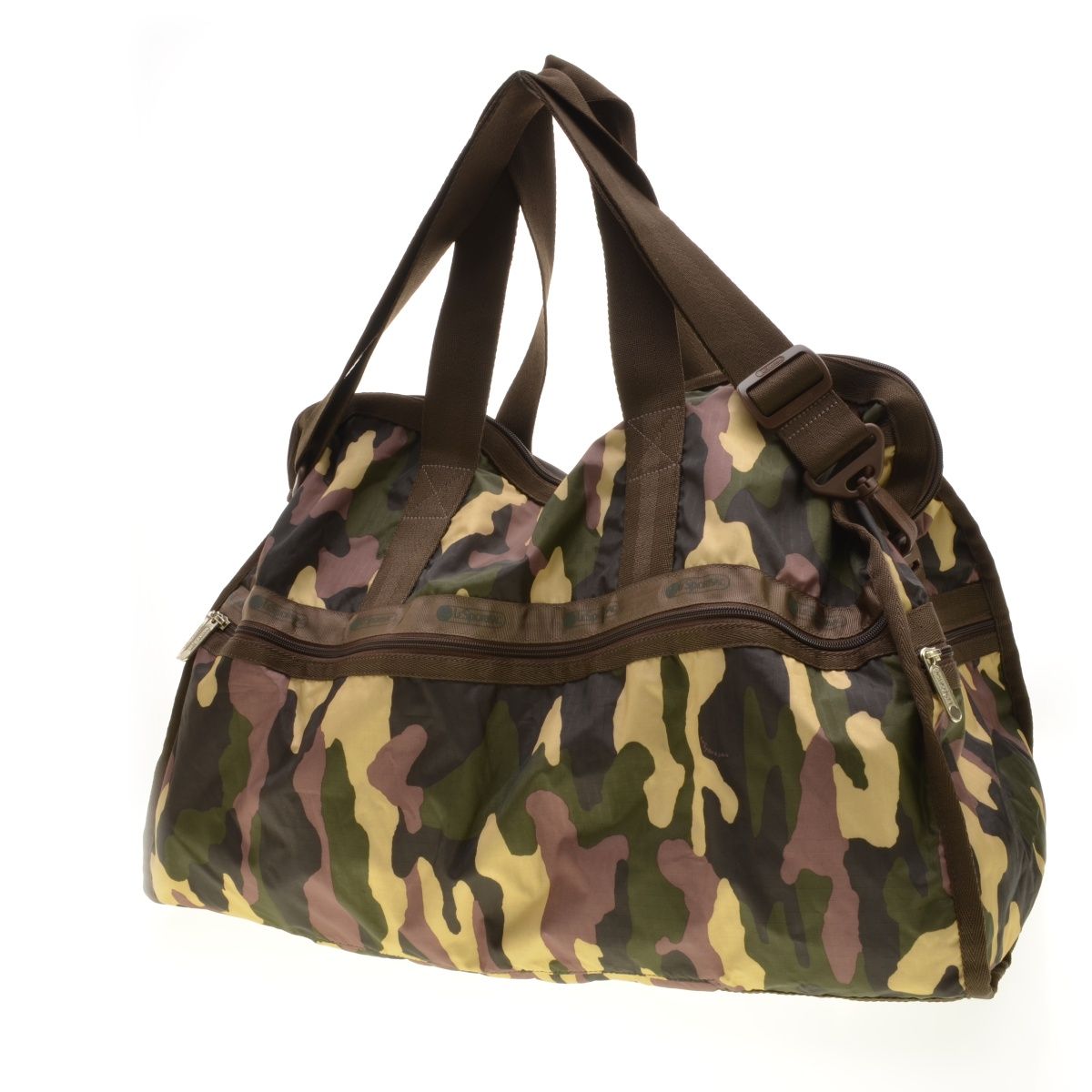 【LESPORTSAC】LARGE WEEKENDER カモフラージュボストンバッグ