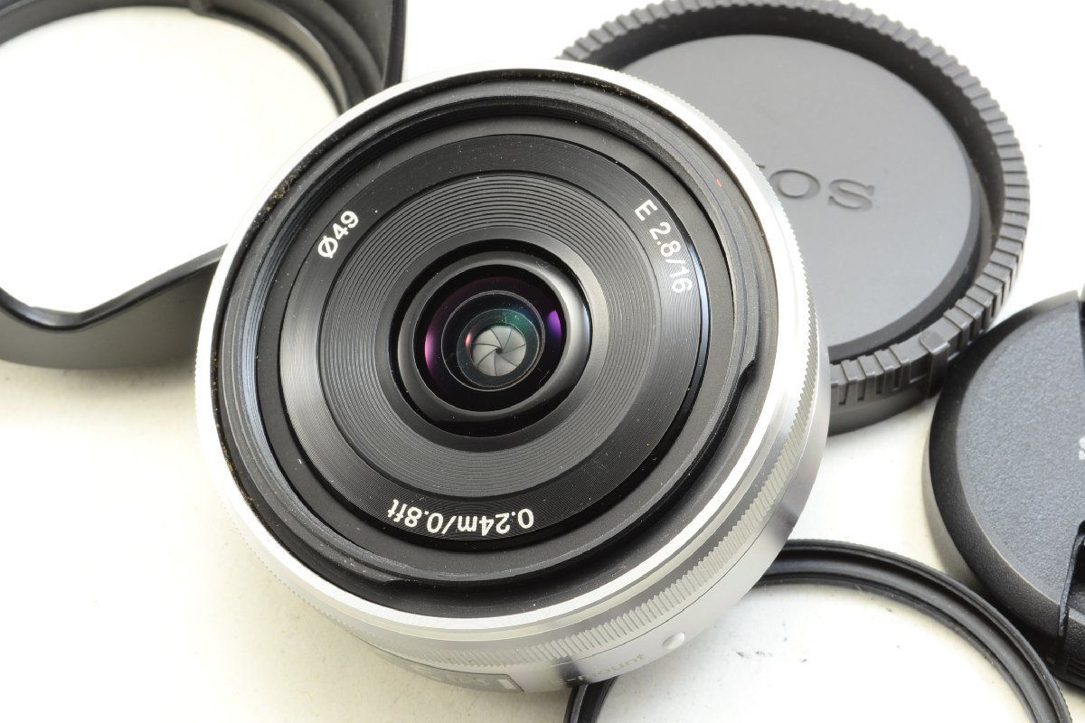 良品】SONY E 16mm F2.8 SEL16F28 / フード付 - メルカリ