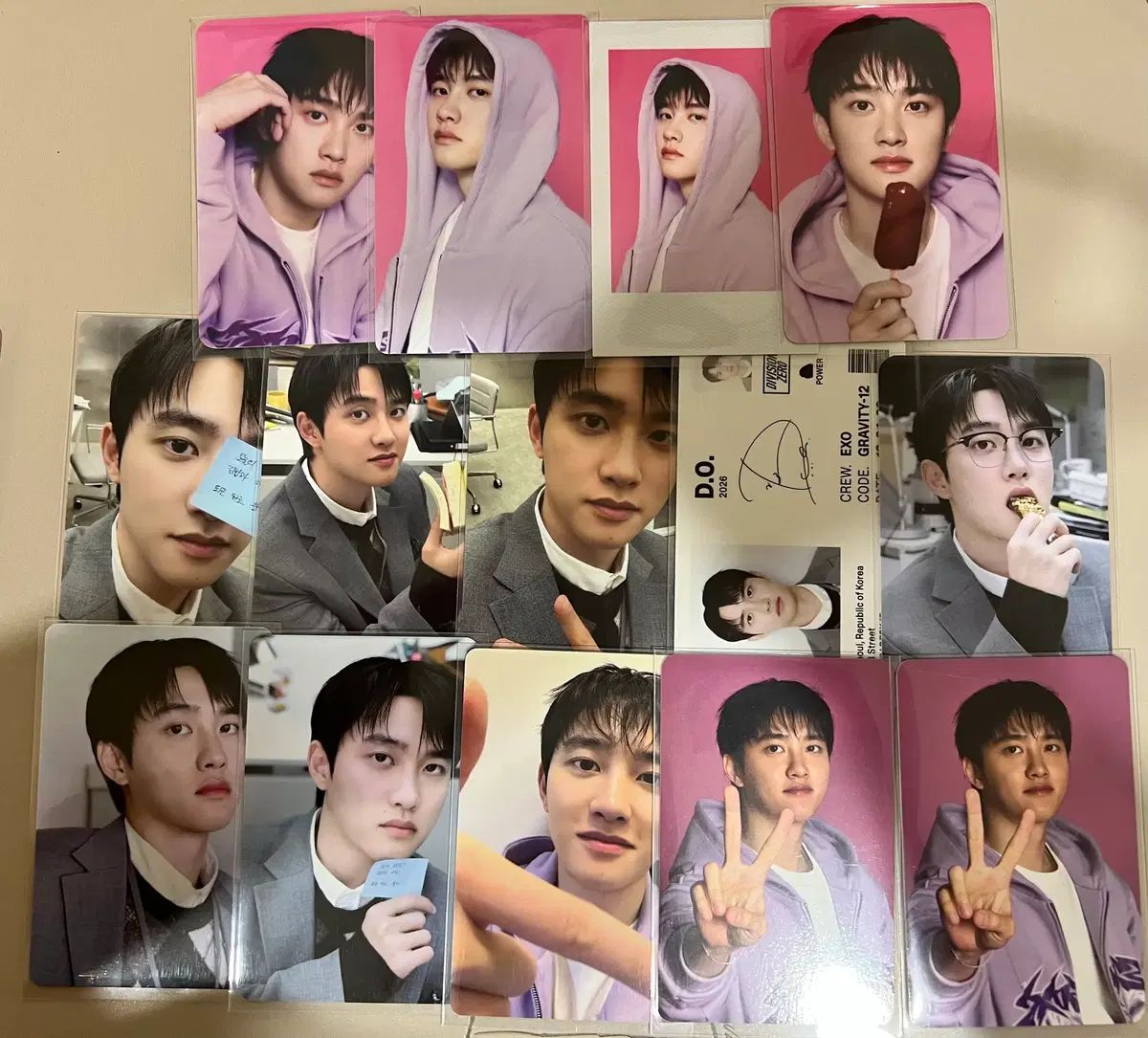 EXO ディオ(D.O.・ドギョンス・ギョンス) シーグリ シーズングリーティング シーグリ トレカ 14枚 まとめ 21,467円