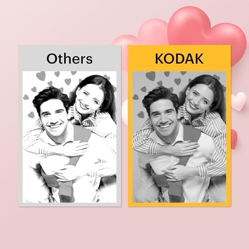 コダック KODAK Memo Shot ERA トイインスタントデジタルカメラ、ラベルプリンター (ホワイト, カメラ本体＋1ロール) 国内発送