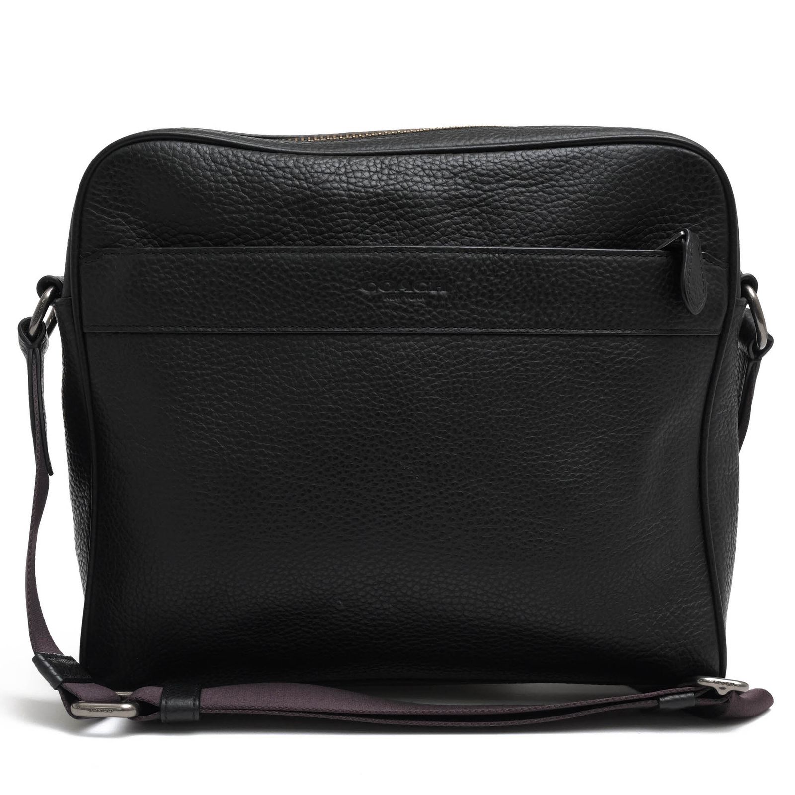 コーチ／COACH バッグ ショルダーバッグ 鞄 メンズ 男性 男性用 レザー 革 本革 ブラック 黒 F24876 Charles Camera Bag チャールズ カメラ バッグ クロスボディ シボ革 シュリンクレザー