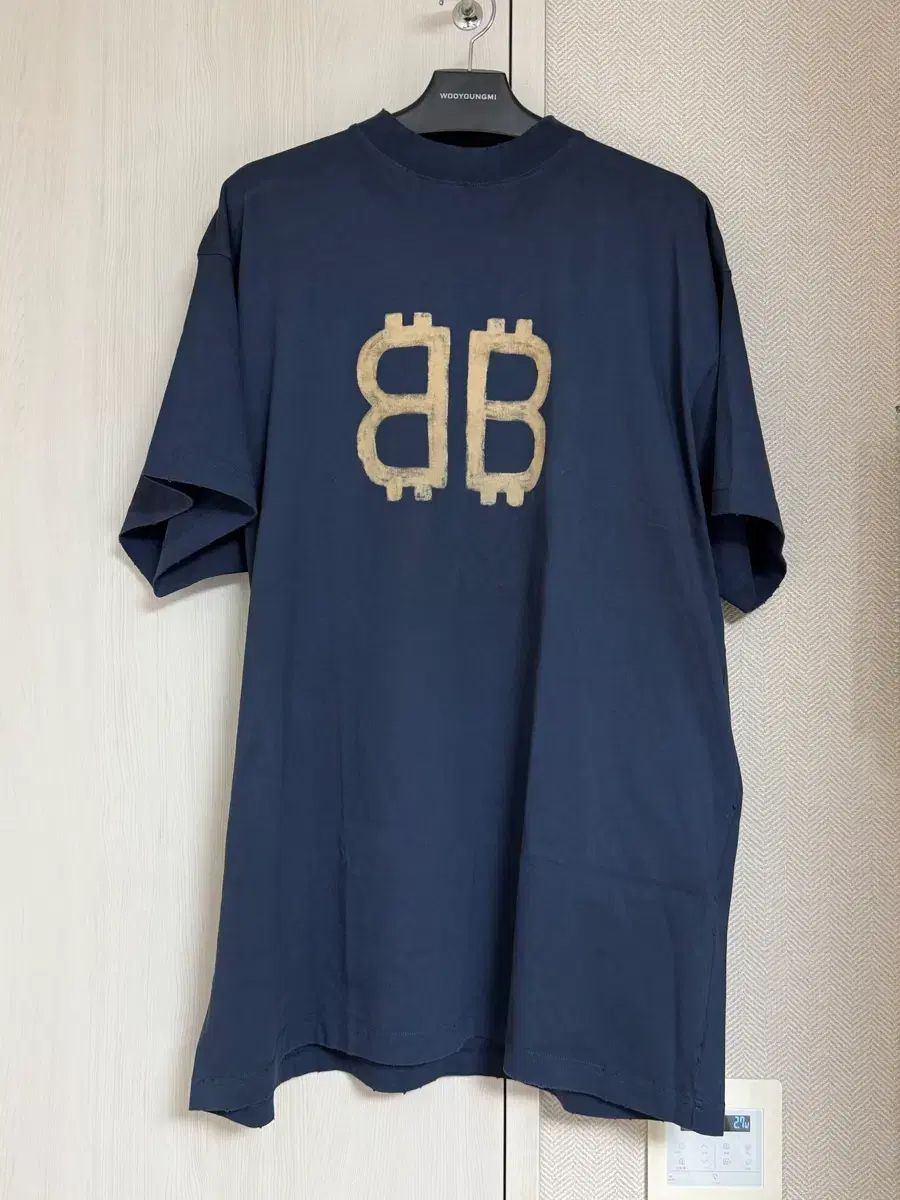 (2) 24ss BARENCIAGA バレンシアガ クリップ 半袖 Tシャツ ブルー 43,363円