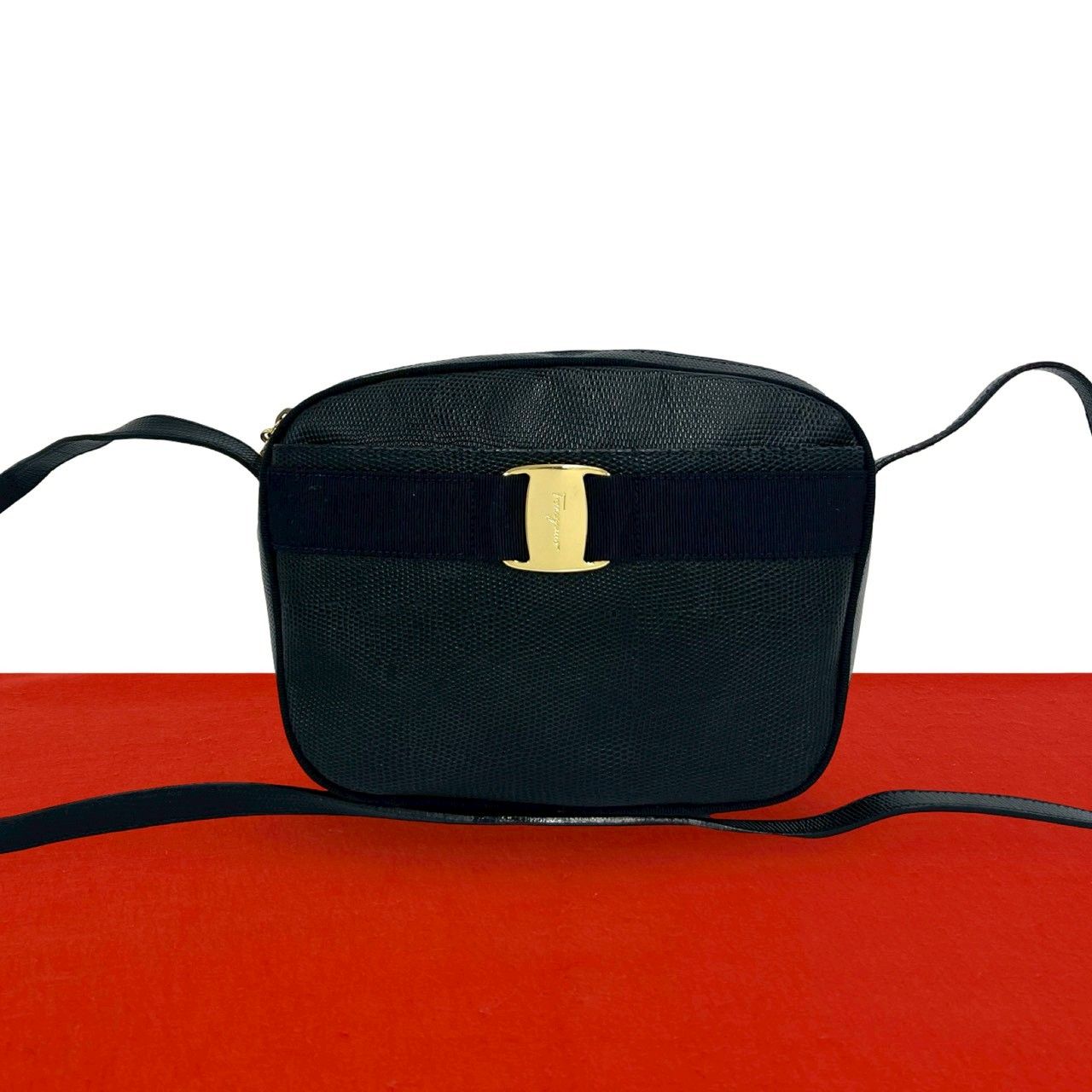 極 美品 Salvatore Ferragamo サルヴァトーレフェラガモ ヴィンテージ 
