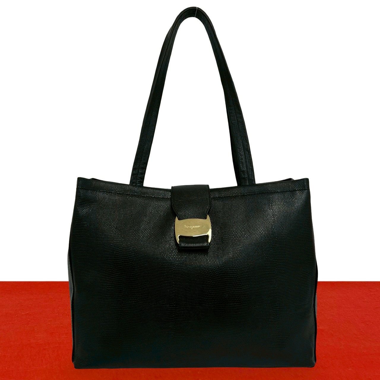 極 美品 Salvatore Ferragamo サルヴァトーレフェラガモ ヴィンテージ
