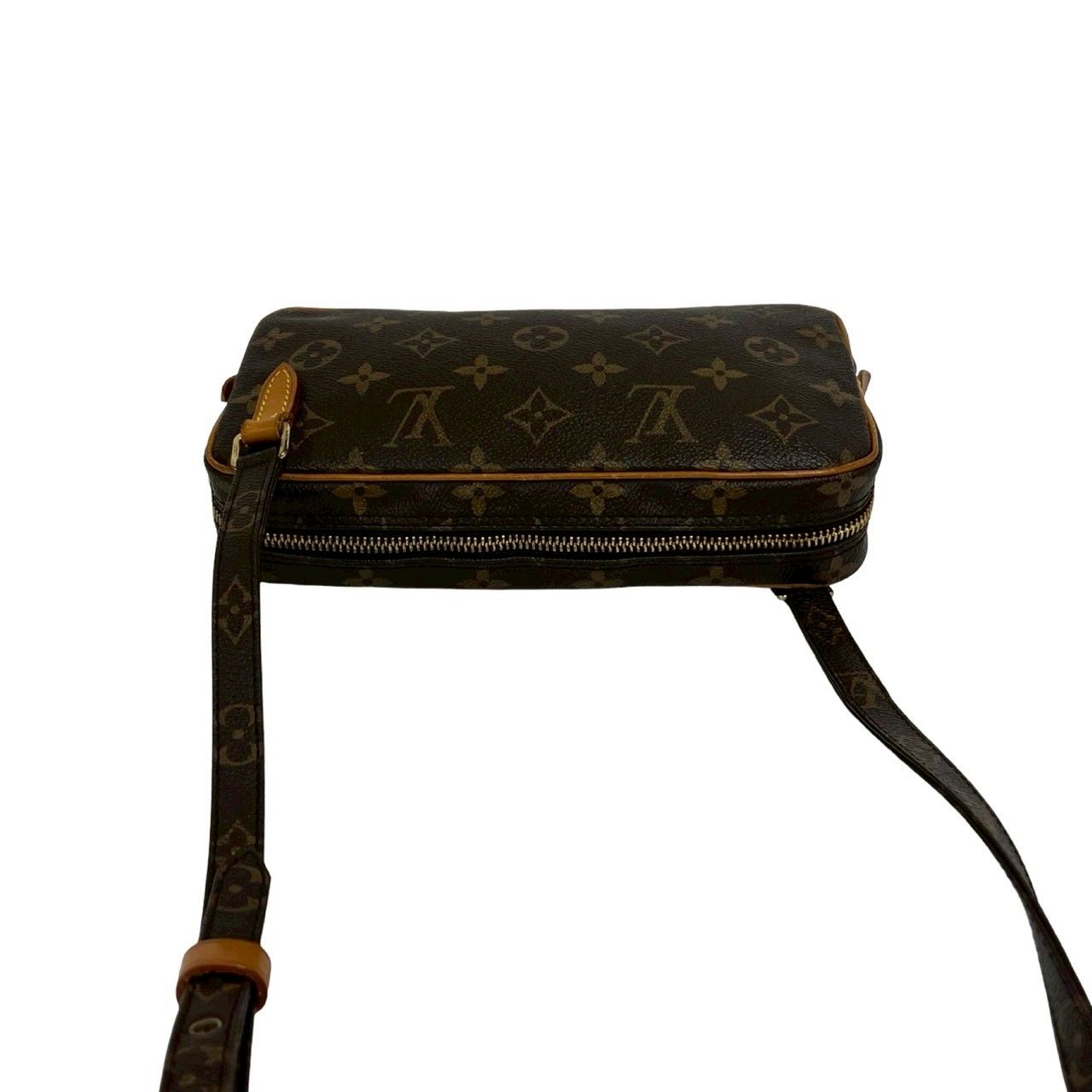 極 美品 LOUIS VUITTON ルイヴィトン ポシェット マルリーバンド