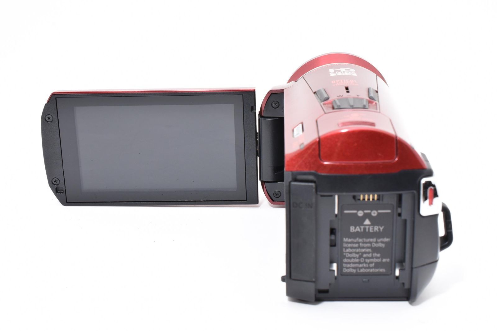 外観美品・完動品】Canon iVIS HF M52 レッド 32GB内蔵 Wi-Fi デジタル