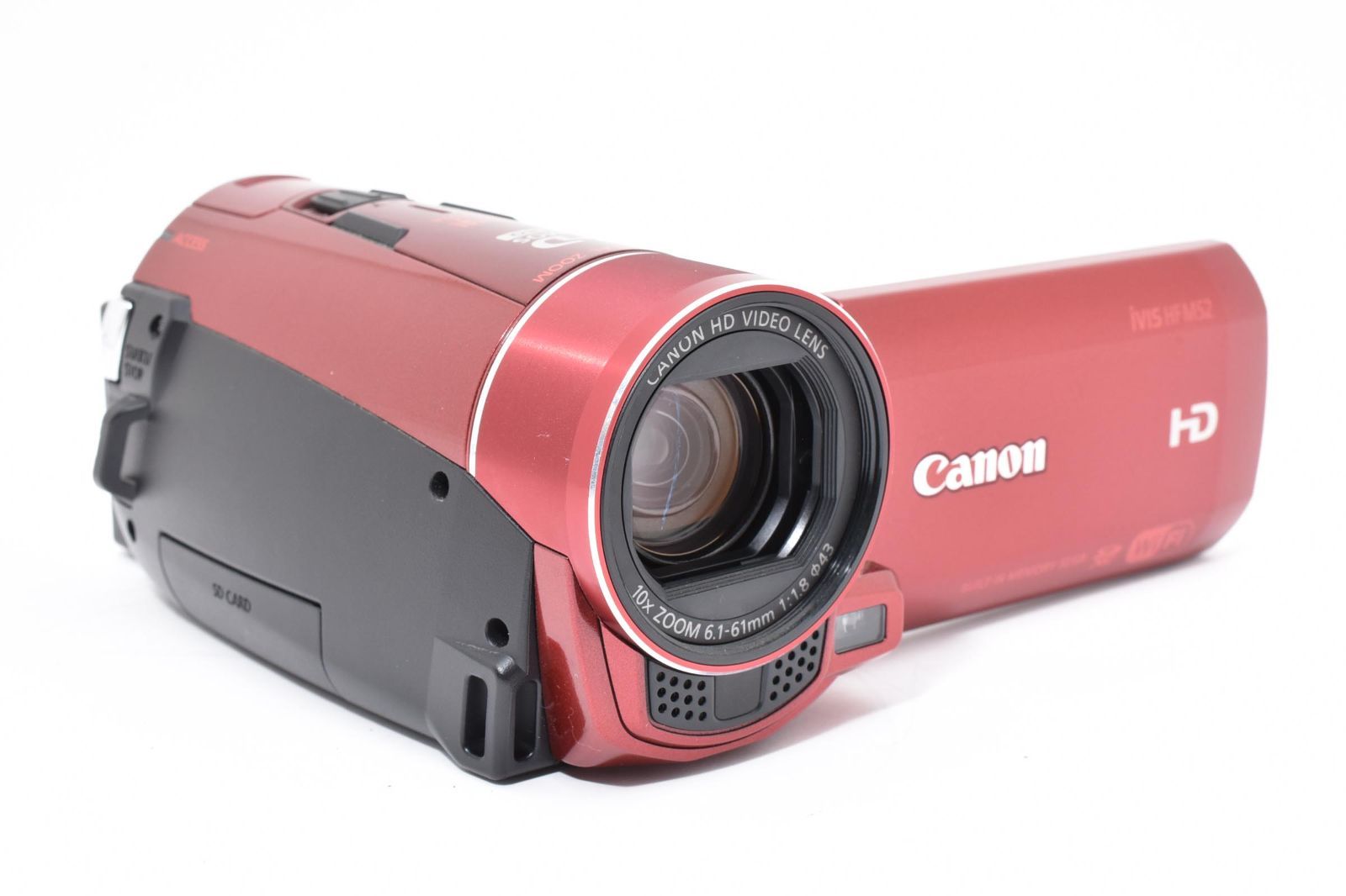 外観美品・完動品】Canon iVIS HF M52 レッド 32GB内蔵 Wi-Fi デジタル