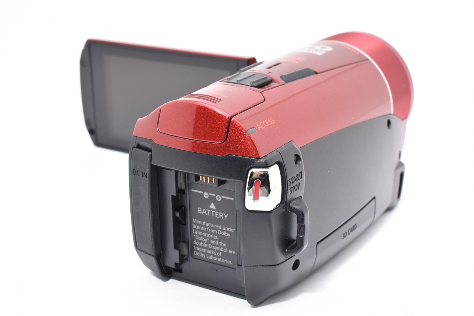 外観美品・完動品】Canon iVIS HF M52 レッド 32GB内蔵 Wi-Fi デジタル