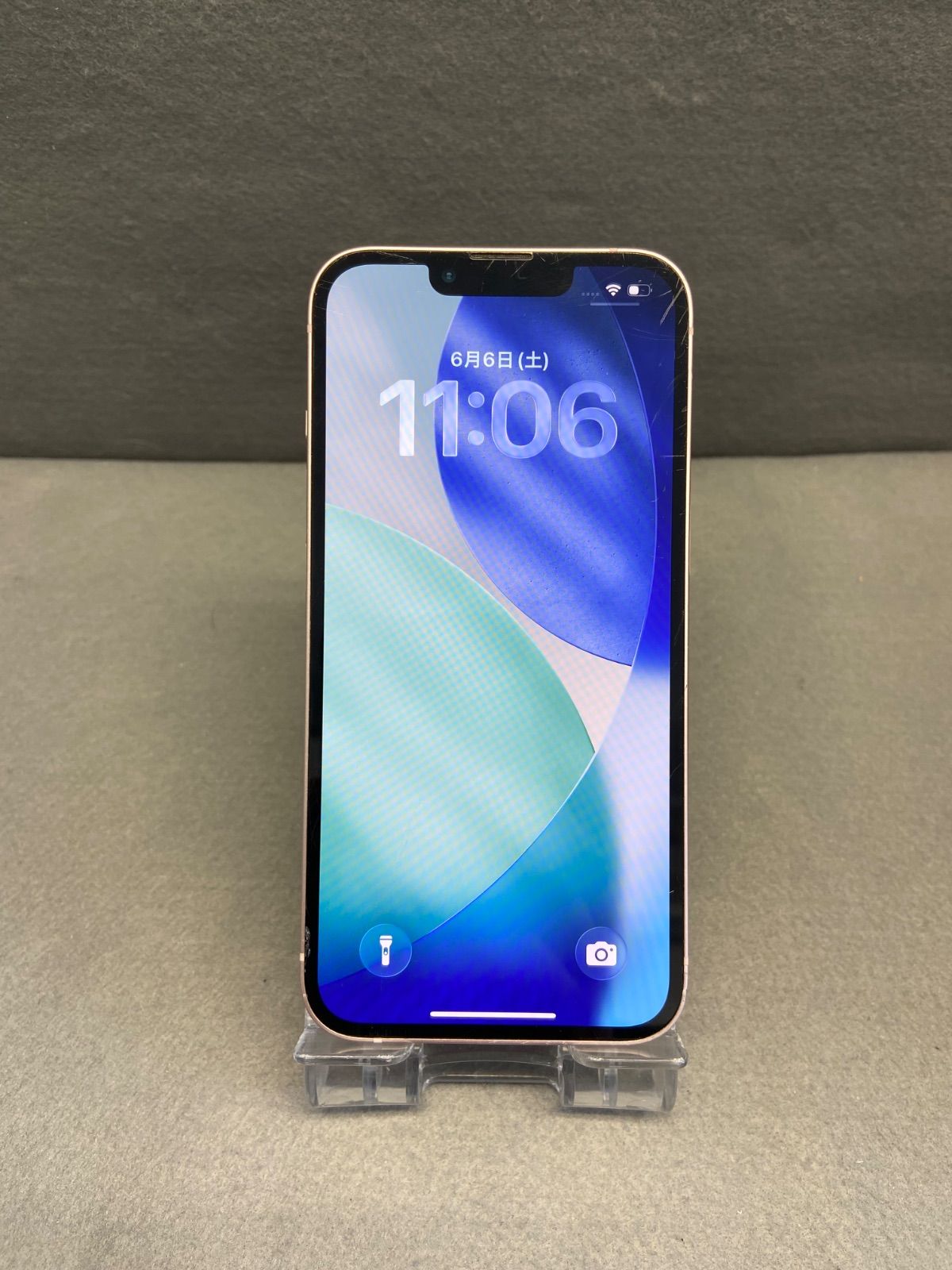 中古 国内版 SIMフリー iPhone13 128GB ピンク色