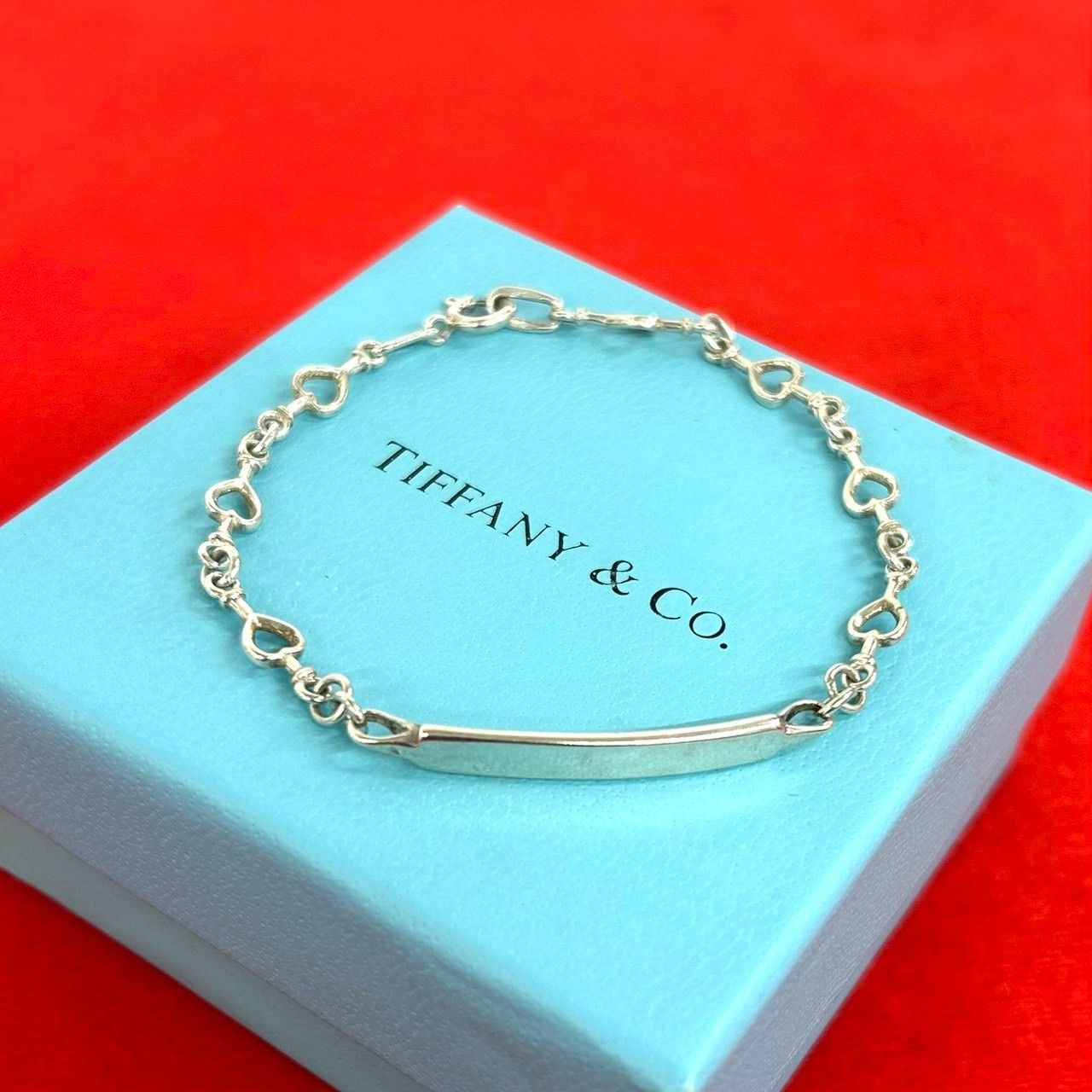 極 美品 TIFFANY&Co. ティファニー ヴィンテージ ID ハート