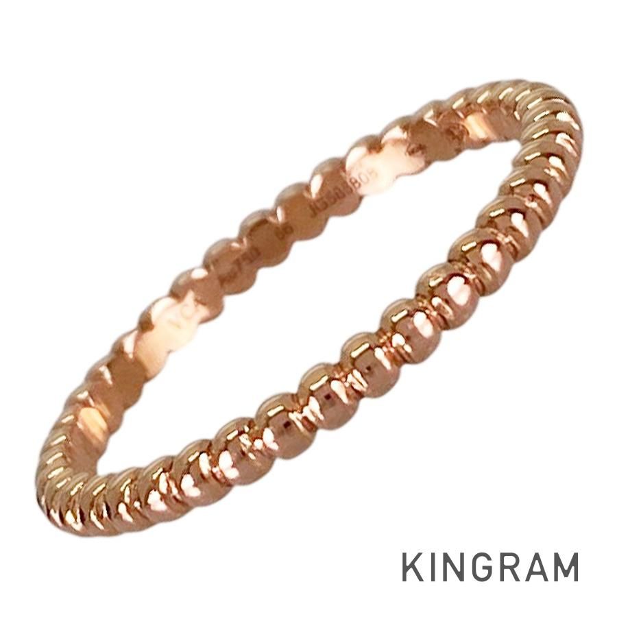 ヴァンクリーフ＆アーペル Van Cleef & Arpels ペルレ ゴールドパール スモールモデル VCARPJMF56 K18PG 15.5号(55-56) リング sss【中古】