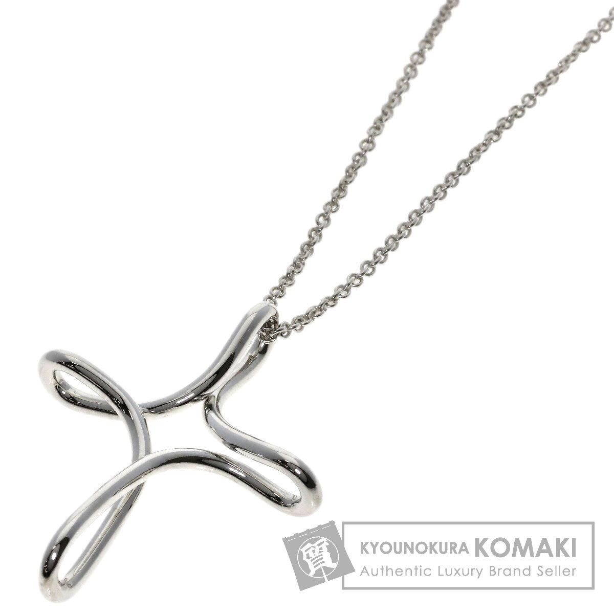 TIFFANY&Co. ティファニー オープンクロス ネックレス SV レディース [中古]