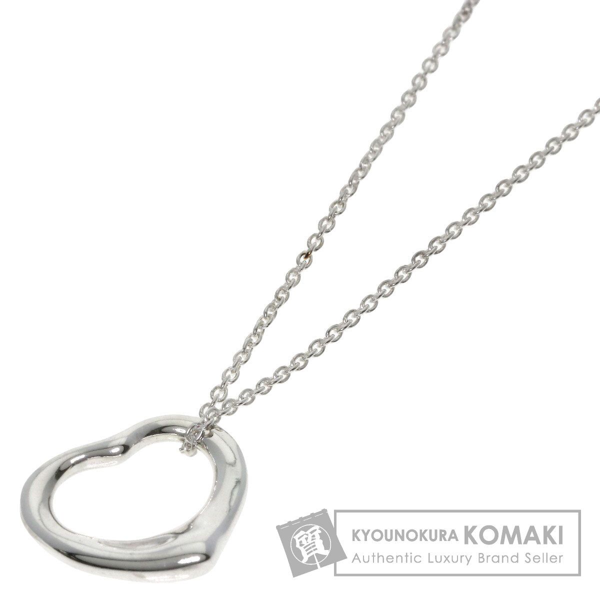 TIFFANY&Co. ティファニー オープンハート ネックレス SV レディース [中古]